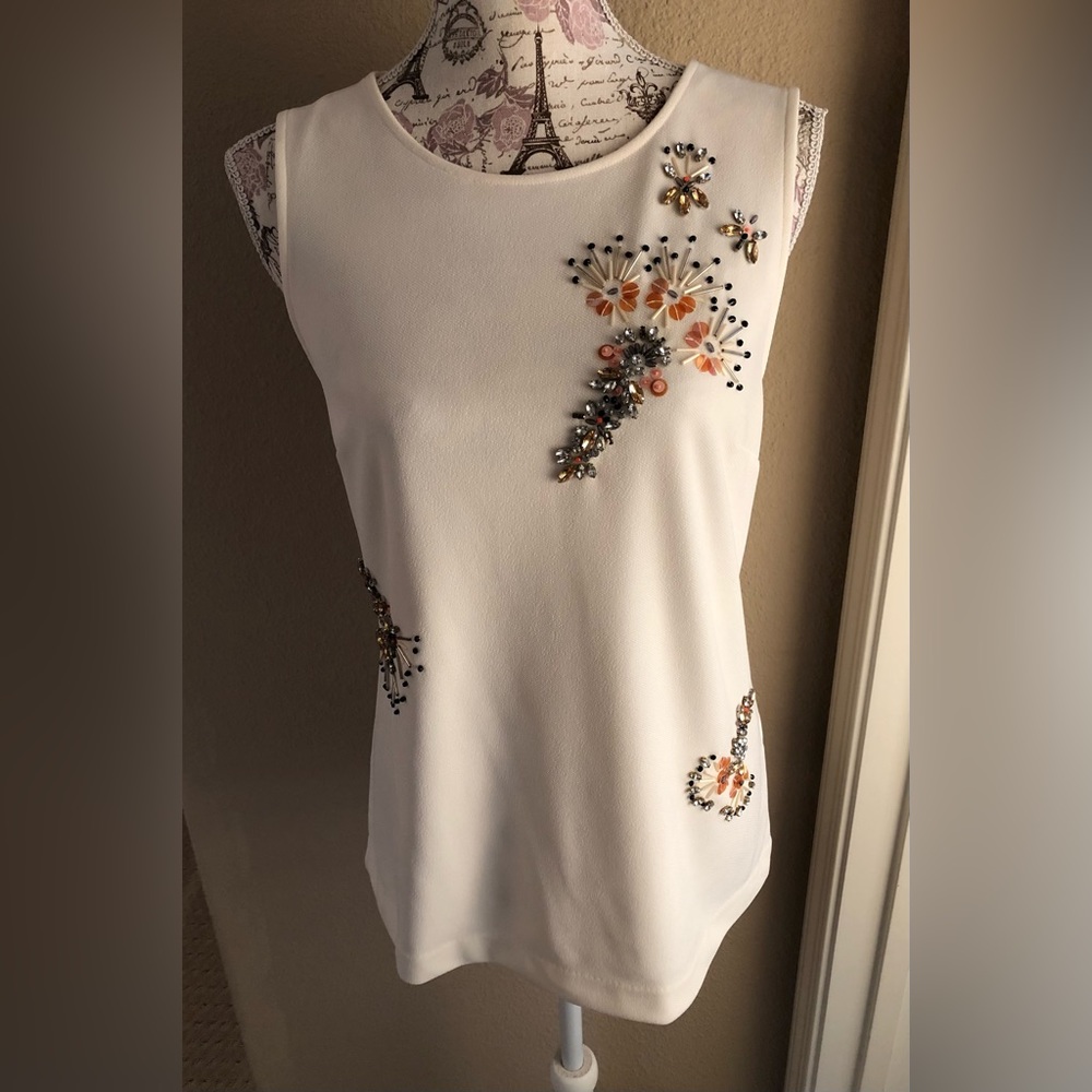 Gorgeous Banana Republic thick tank. Worn once. Large. Great party tank.
